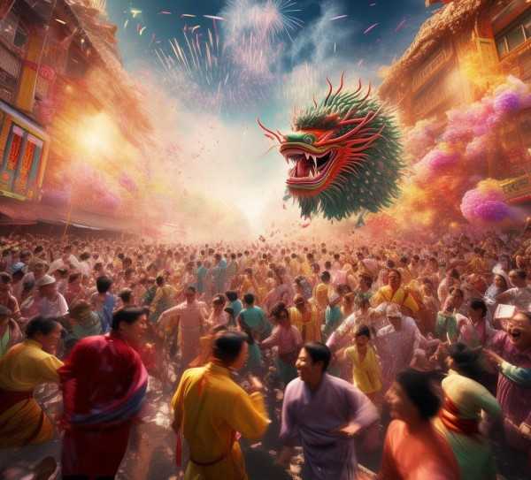 成语盛宴，沸腾如潮的热闹场景