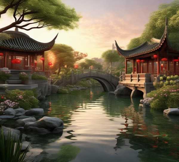 自然与人文交融的园林艺术画卷